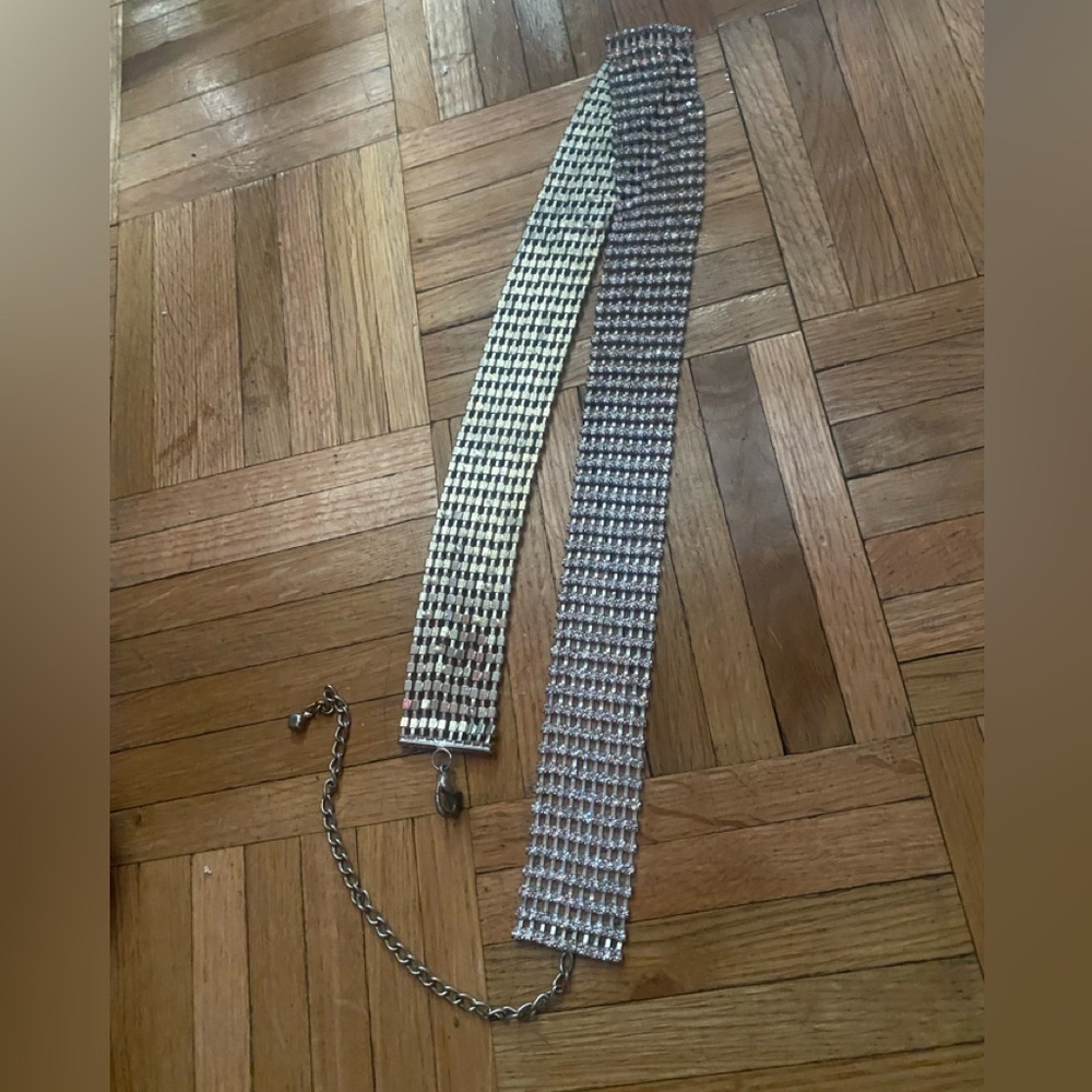 Fancy Real Rhinestone Elegant Belt Adjustable - image 3